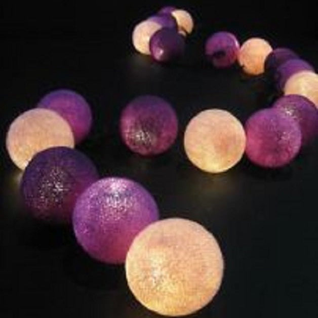 Thread Cotton Ball String Decorative Lights