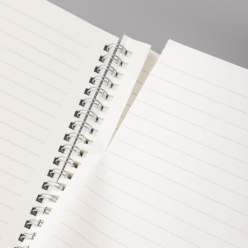 PP Transparent Cover A5 Spiral Notebook