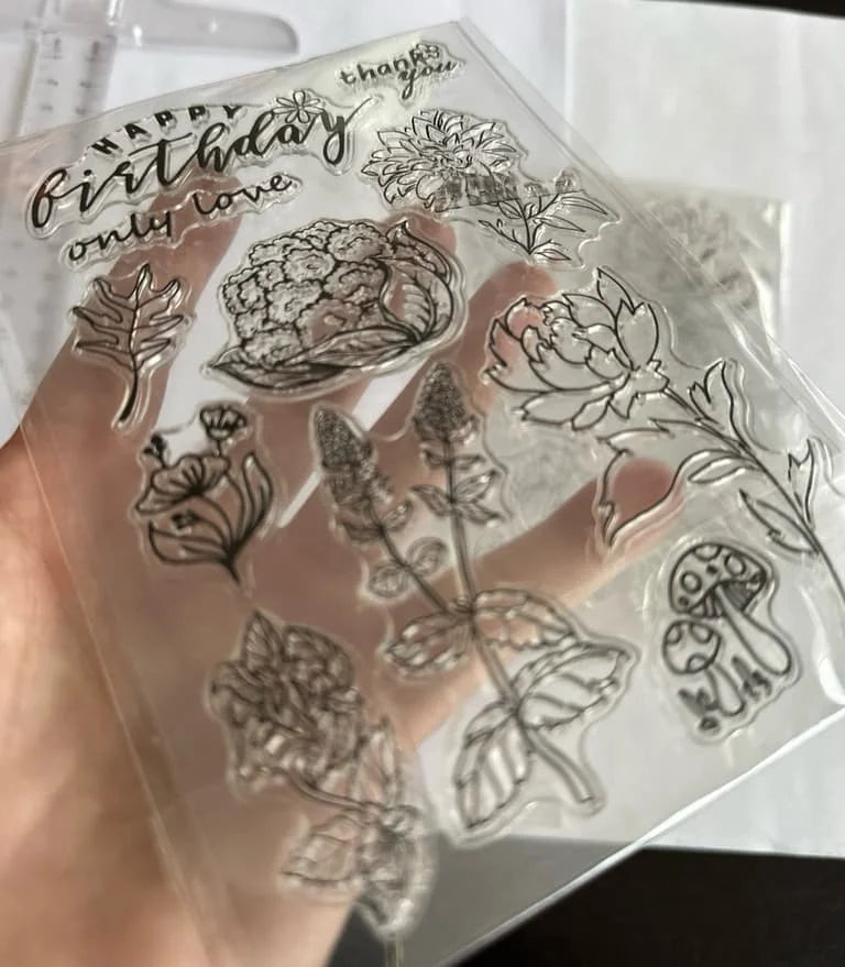 Transparent Silicon Stamp Sheets