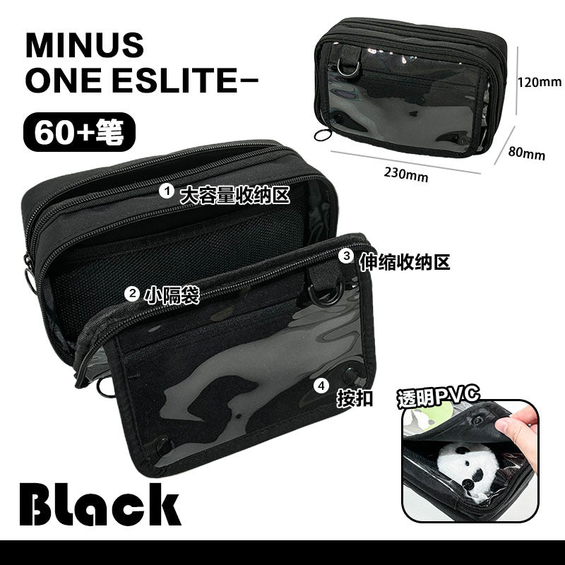 Multi-function Transparent Pencil Bag