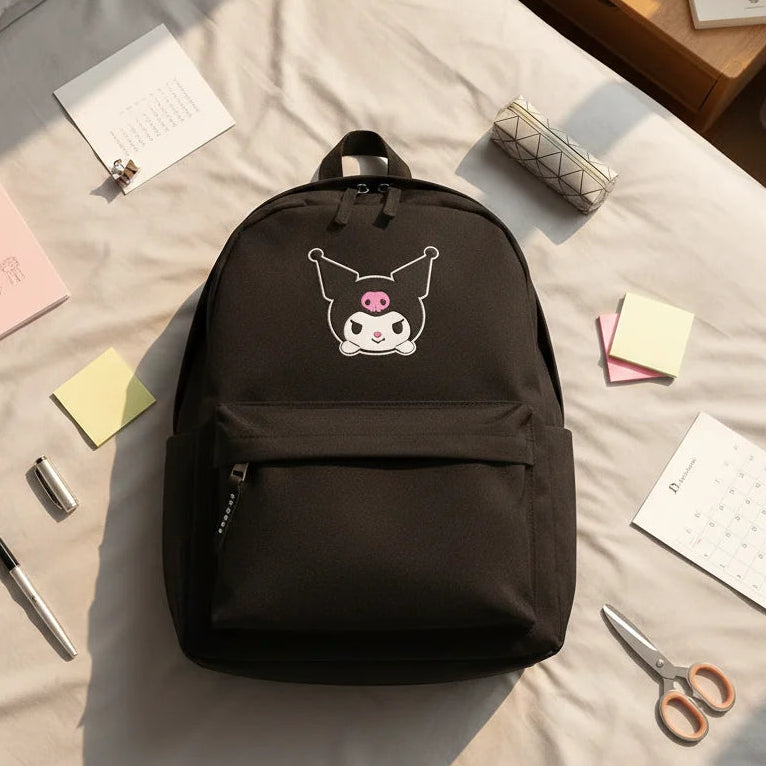 Solid Color Kuromi Backpack