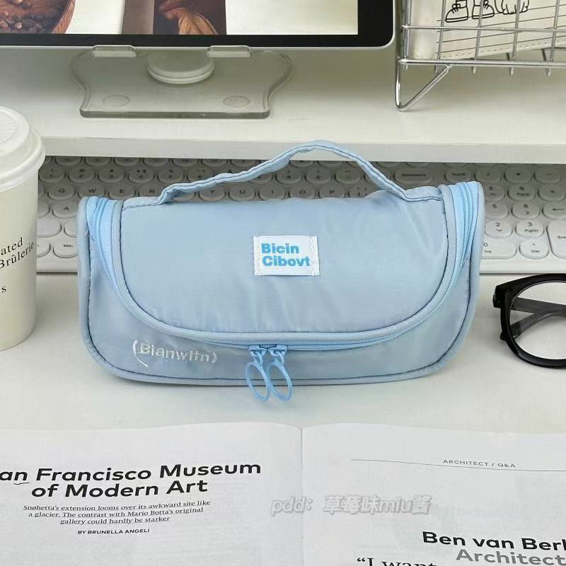 Top Handle Large Capacity Pencil Case