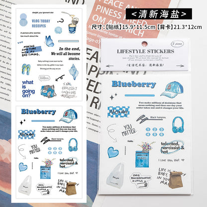 Life Style Slang Sticker Sheets