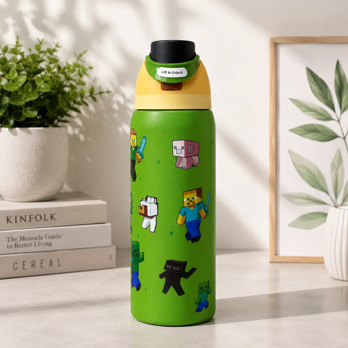 Mine Craft Owala Freesip Water Bottle - Minor Fault
