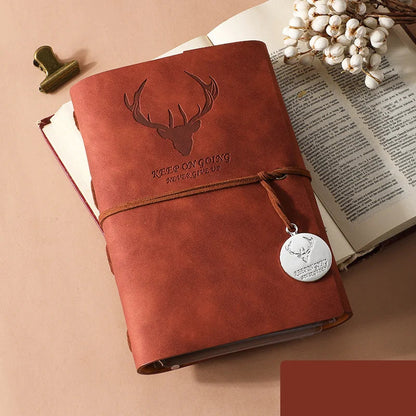 Markhor Embossed Leather Travel Journal