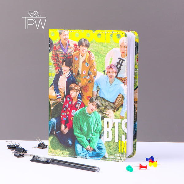 BTS Leather Cover Notebook Diary