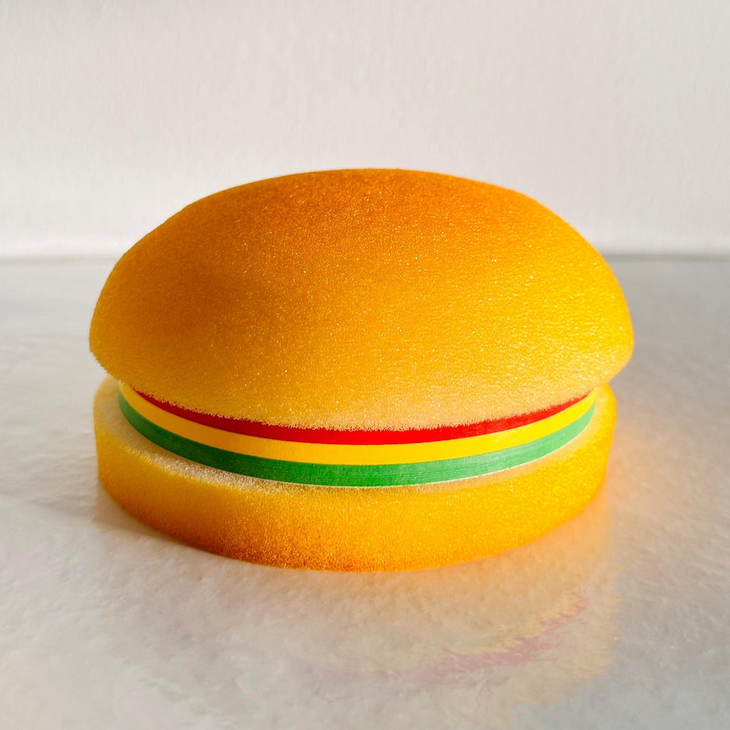 Soft Burger Shaped Notepad And Non-Sticky Notes