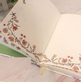 Spring Blossom Embossed Floral & Butterfly Journal