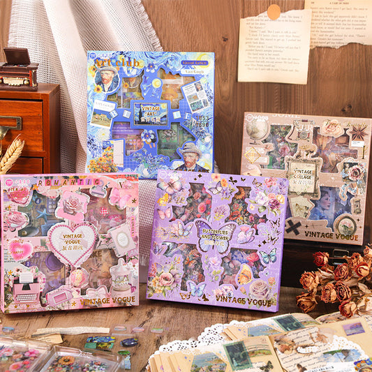 Art Themed Retro PET Stickers