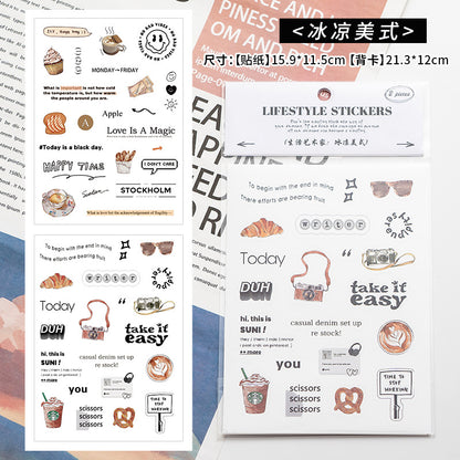 Life Style Slang Sticker Sheets
