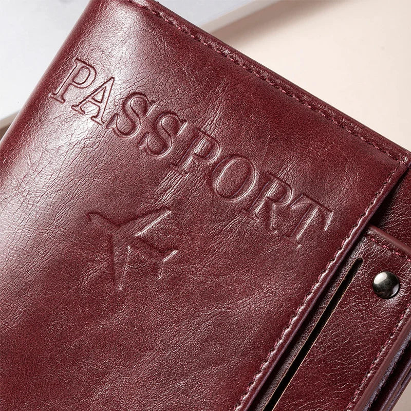 Premium Leather Finish Passport Holder