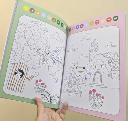 Kids Color by Numbers Coloring Book