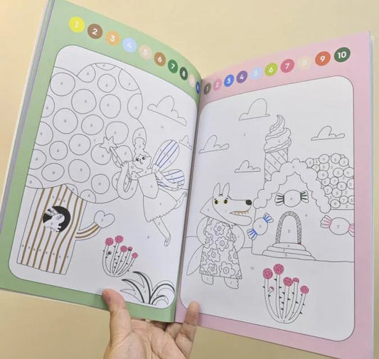 Kids Color by Numbers Coloring Book