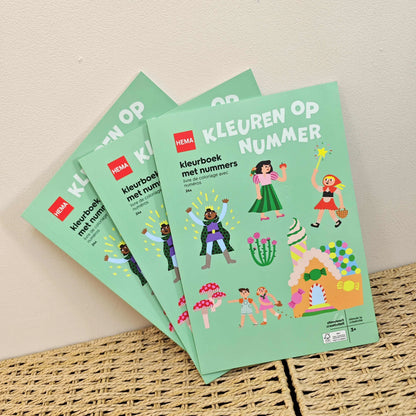 Kids Color by Numbers Coloring Book