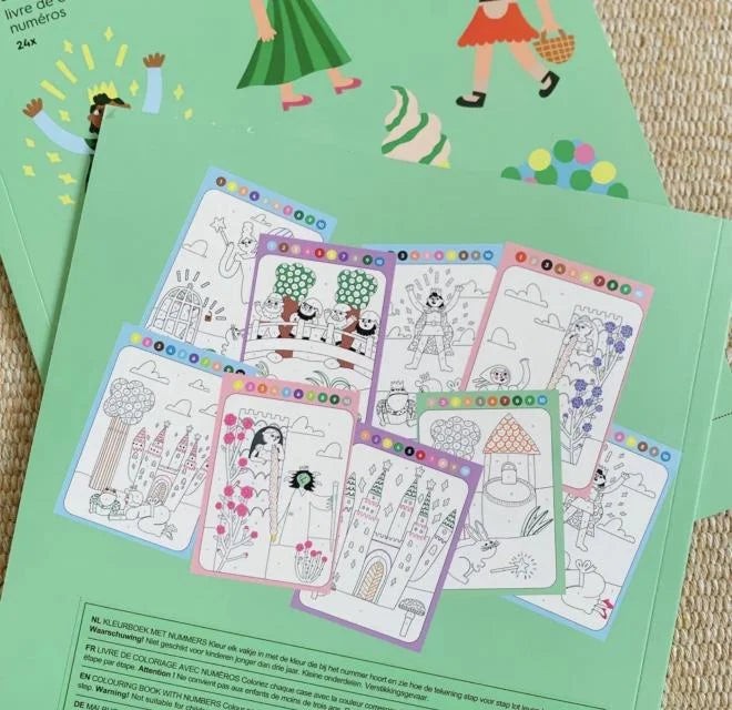 Kids Color by Numbers Coloring Book