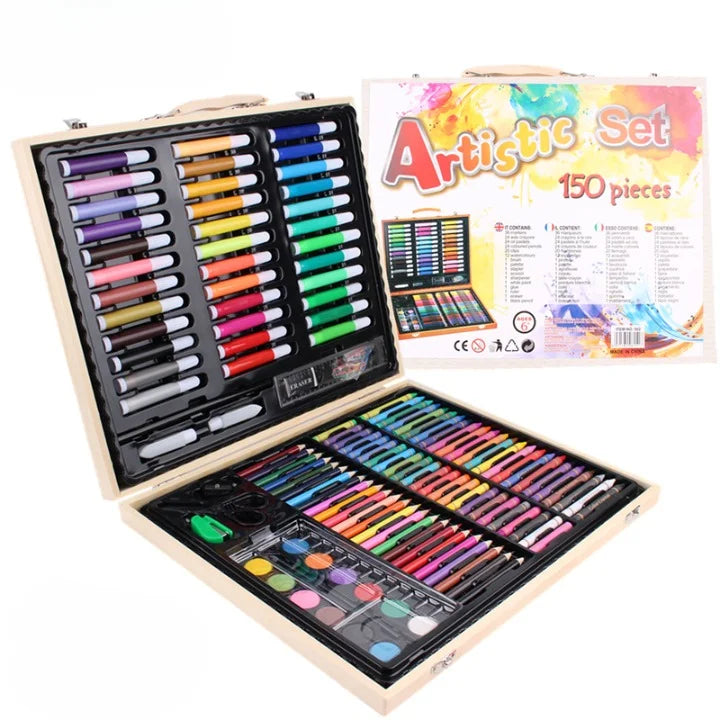 Children’s Artistic Watercolor Marker Set – 150 pcs