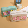 Large Capacity PU Leather Cosmetic Pouch