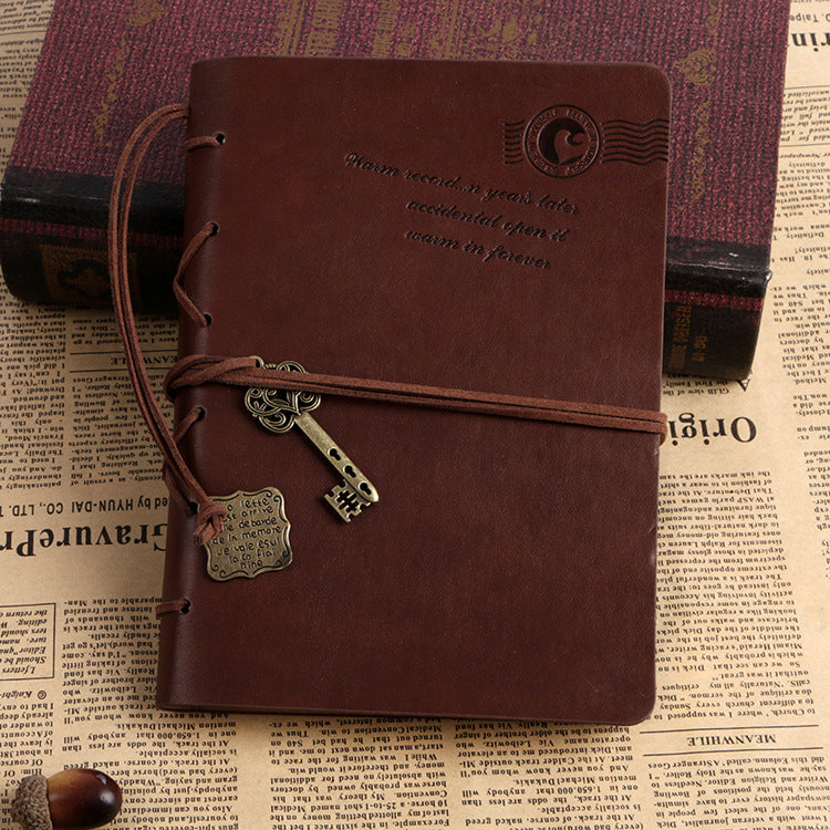 Retro Leather Cover Boxed Journal