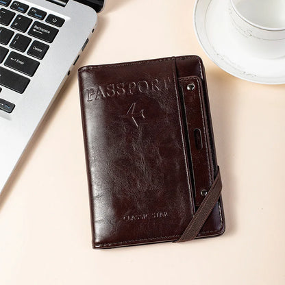 Premium Leather Finish Passport Holder