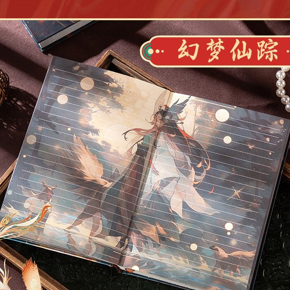 Fantasy Wonderland Gold Foil Cover Designed Journal