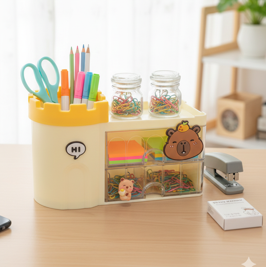 Castle Design Multi Functional Desk Organizer
