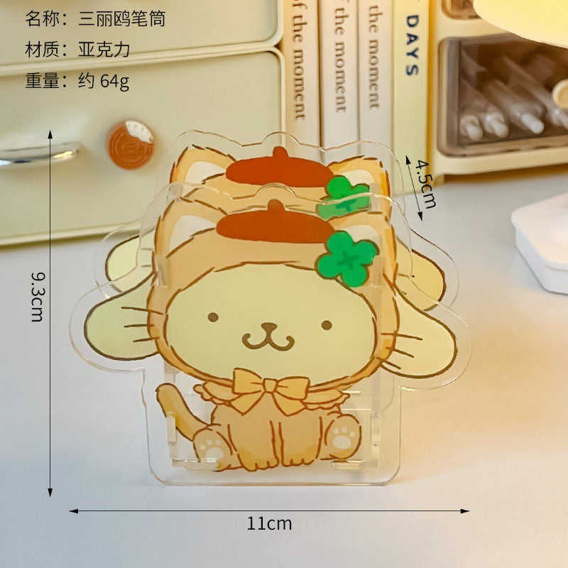 Acrylic Sanrio Pen Holder