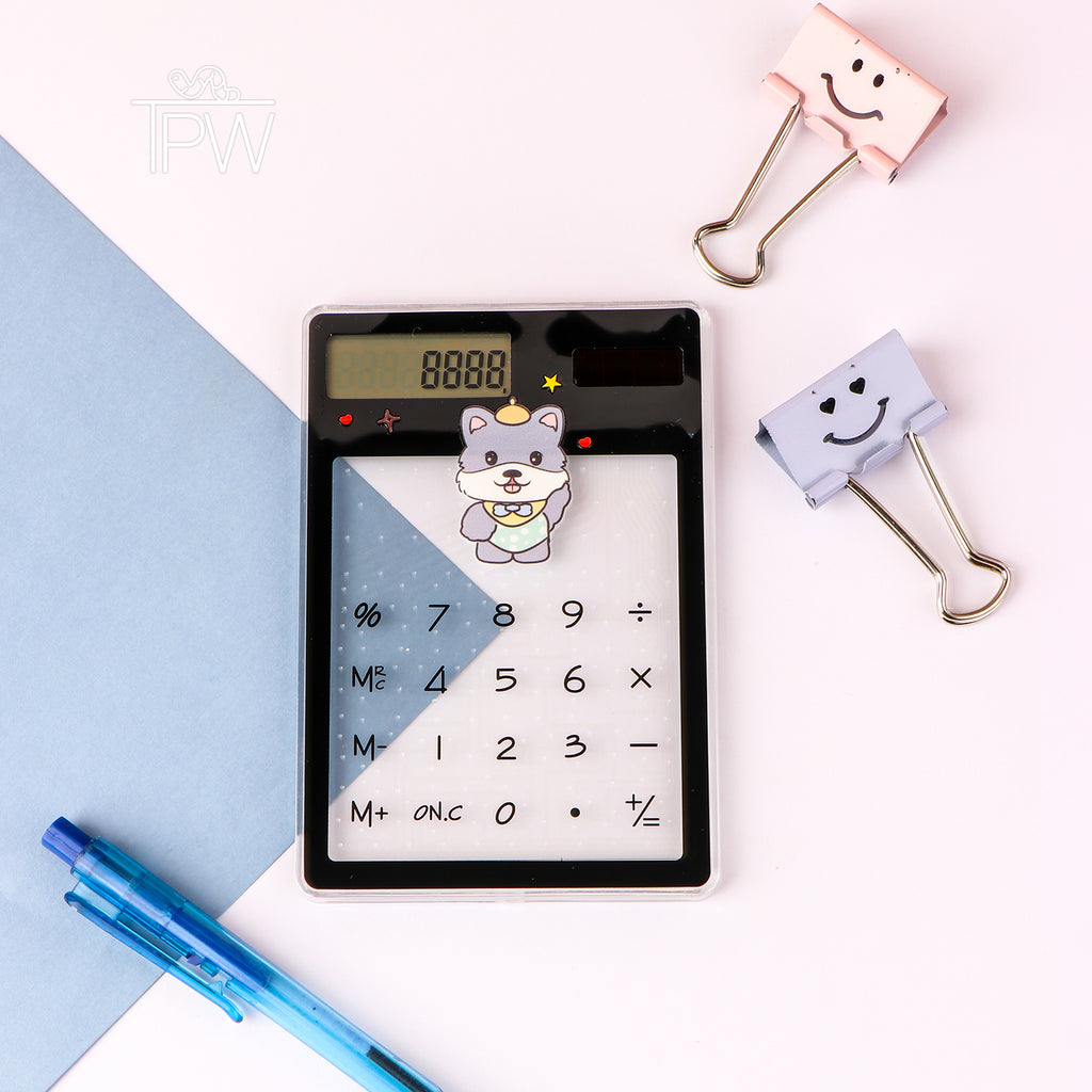 Transparent Body Glass Solar Calculator