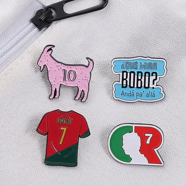 Football Fever Brooch Enamel Pins