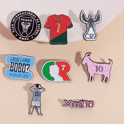 Football Fever Brooch Enamel Pins