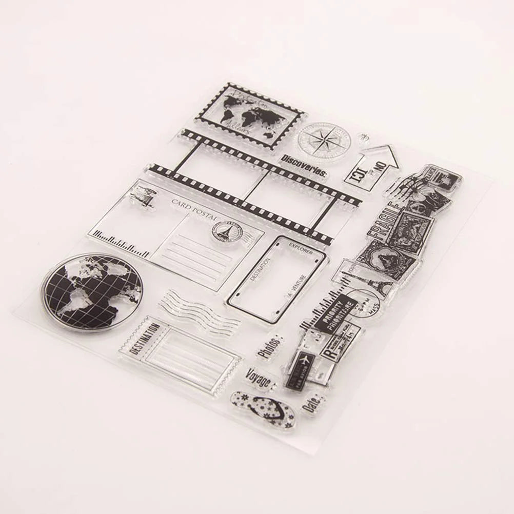 Transparent Silicon Stylish Stamp Sheets