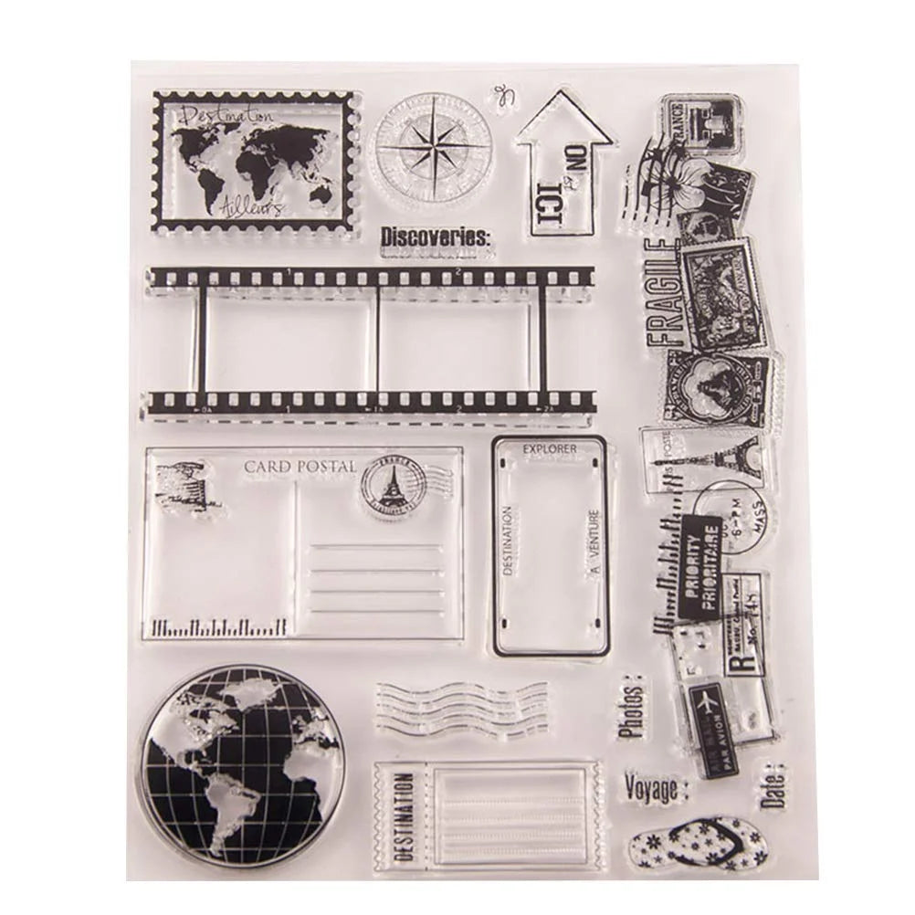 Transparent Silicon Stylish Stamp Sheets