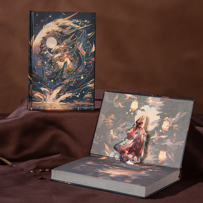 Fantasy Wonderland Gold Foil Cover Designed Journal