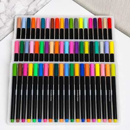 60 Colors Fineliner Pens Set