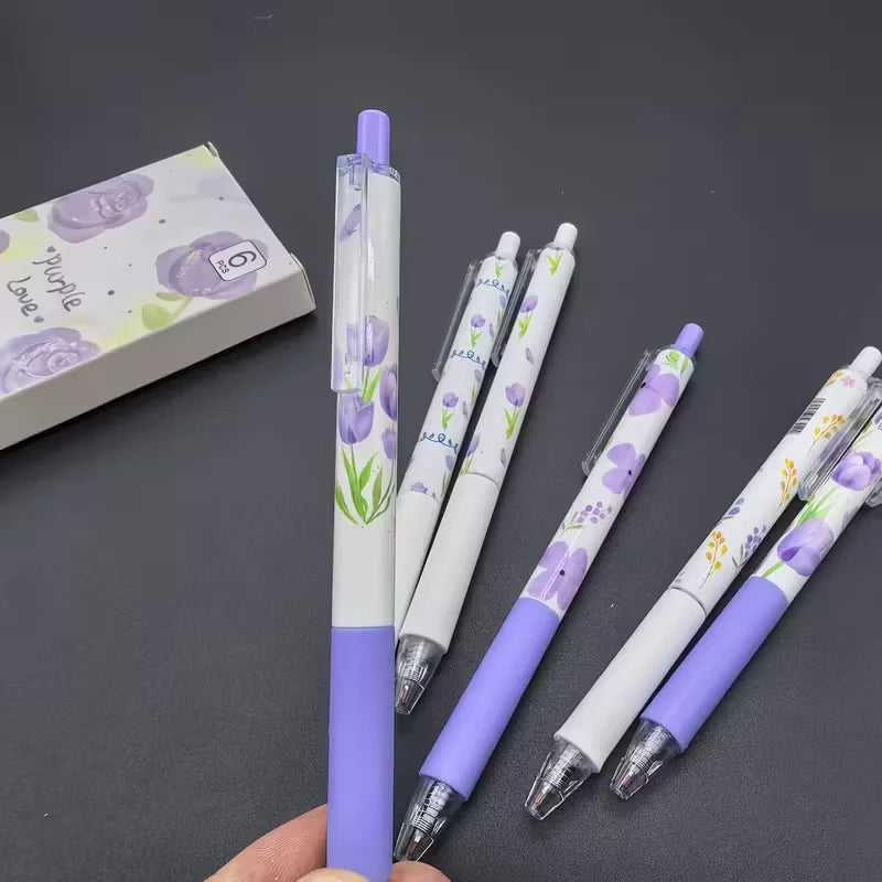 Floral Retractable Gel Pens