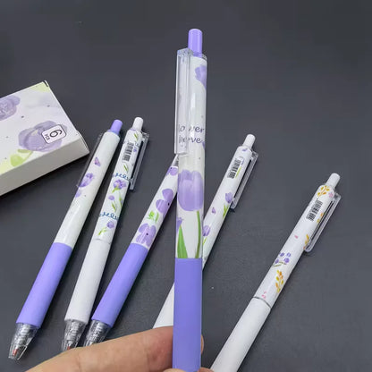 Floral Retractable Gel Pens
