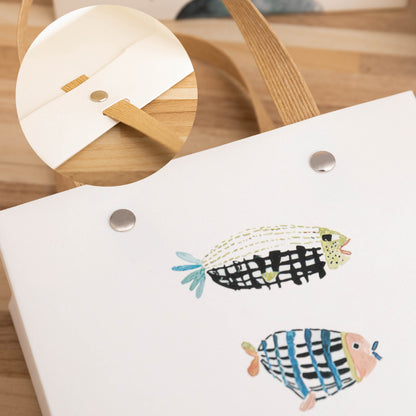 Hand Printeed Cut Gift Bags