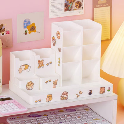 Multifunctional Desktop Storage Pen and Stationery Organizer