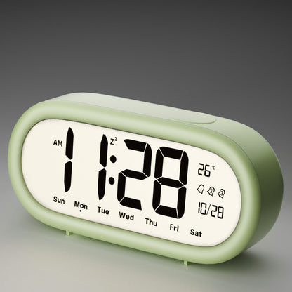 LED Digital Alarm Clock with Temperature Display