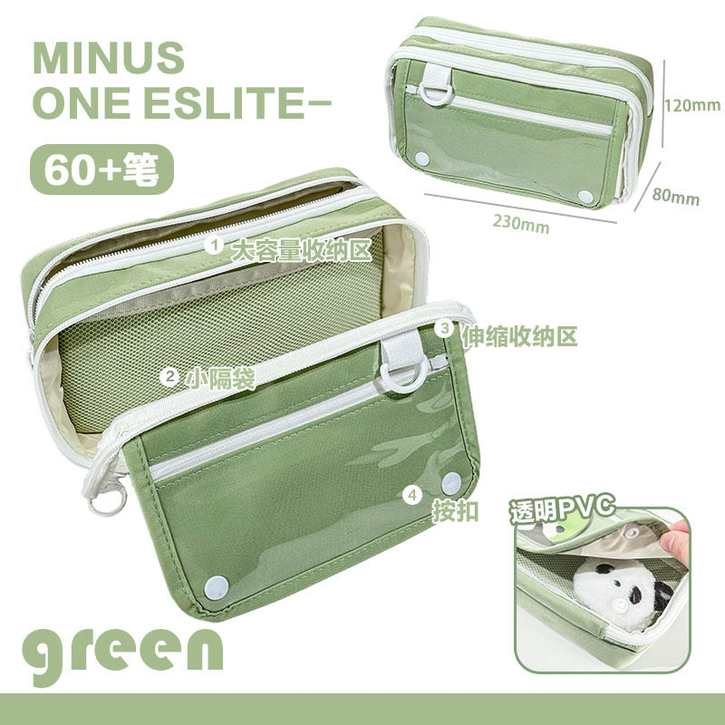 Multi-function Transparent Pencil Bag