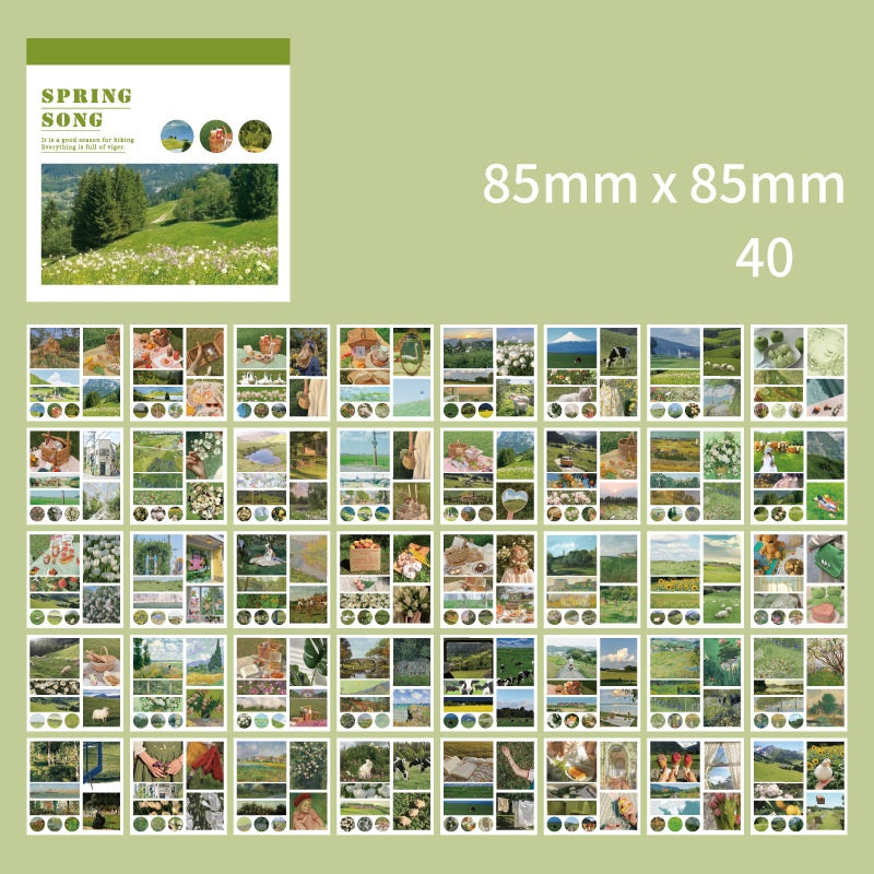 One Scene at a Time Series Stickers Book