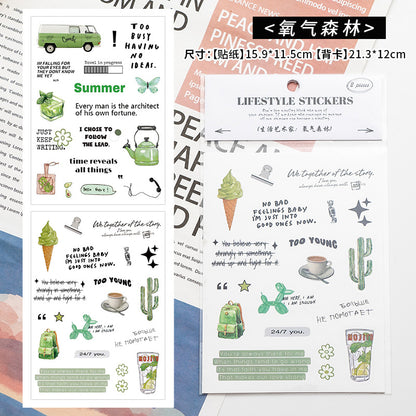 Life Style Slang Sticker Sheets