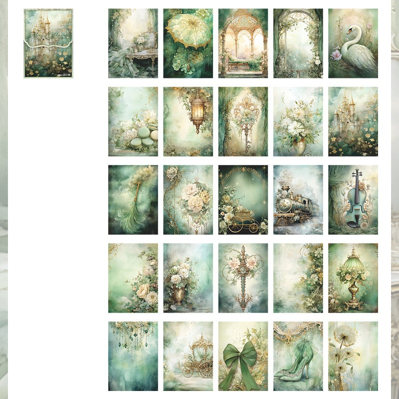 Alice's Fantasy Series Dream Background Journal Material Decorative Paper