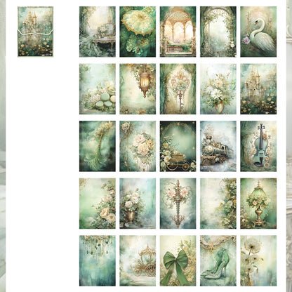 Alice's Fantasy Series Dream Background Journal Material Decorative Paper