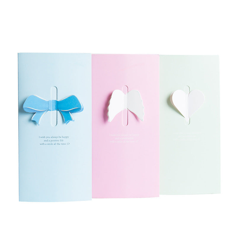 3D Bow Cut-Out Greeting Cards