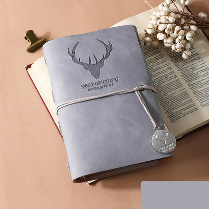 Markhor Embossed Leather Travel Journal