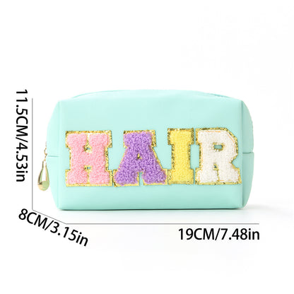 Large Capacity PU Leather Cosmetic Pouch