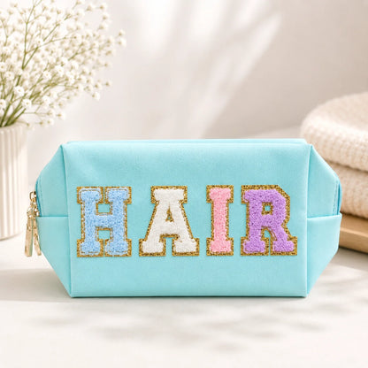 Large Capacity PU Leather Cosmetic Pouch