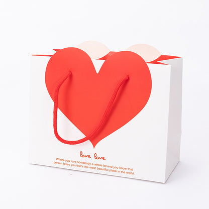 Heart Themed Tote Gift Bags