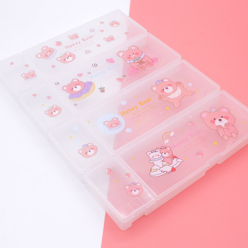 PVC Translucent Pencil Box