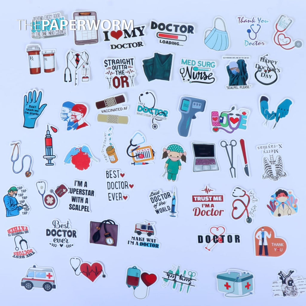 Medical Doctor Stickers - Set of 50